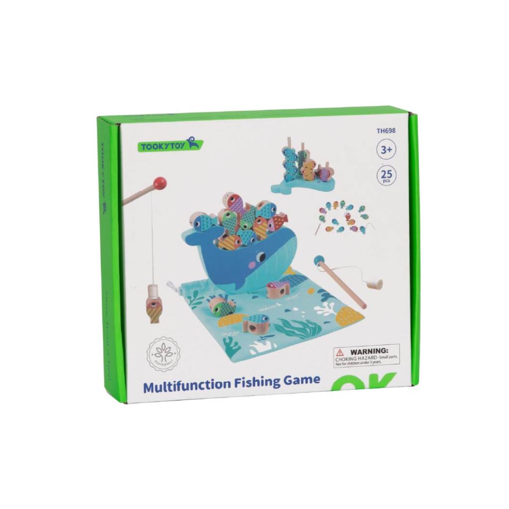 Multifunction Wooden Fishing Game – 25 Pieces